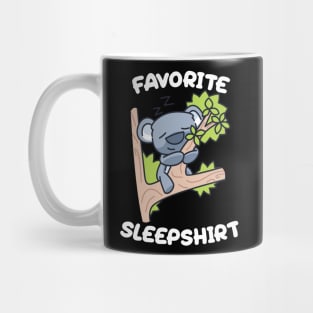 Cute Little Koala Sleeping Koality Nap Favorite Sleep time Pajama Mug